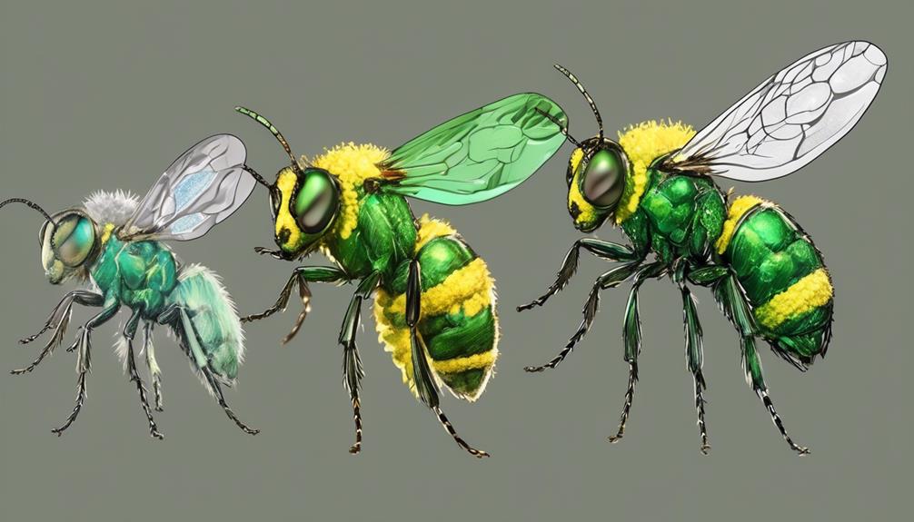 insect identification sweat bee vs corn fly