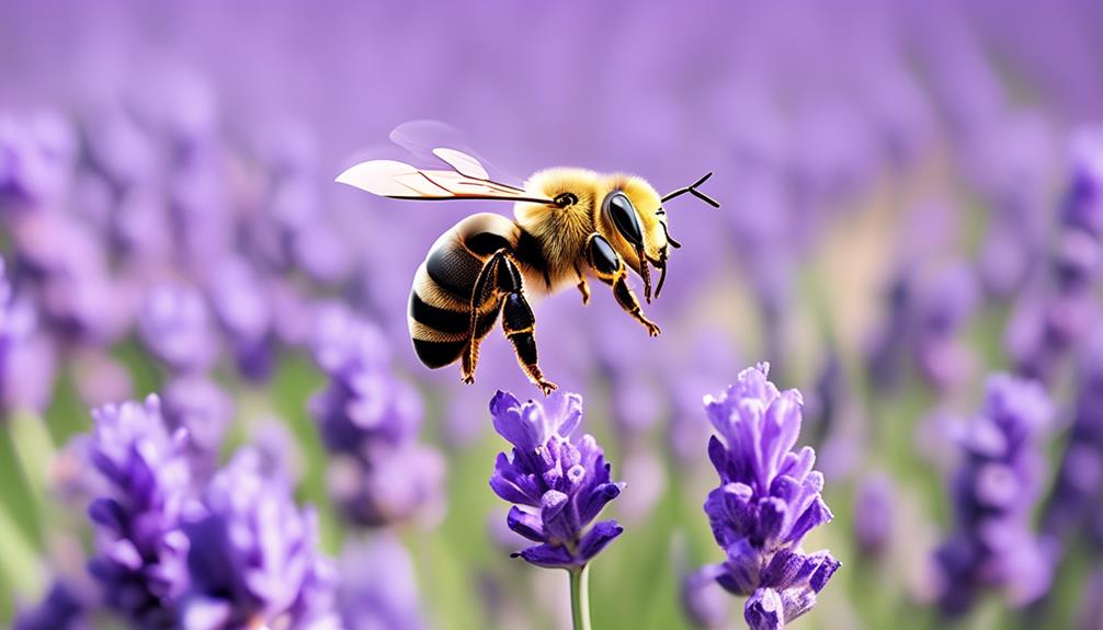 lavender buzzing bee paradise