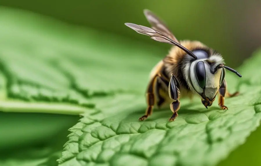 leaf cutter bees stinger