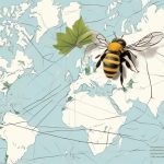 leaf cutter bees travel distance