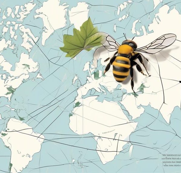 leaf cutter bees travel distance