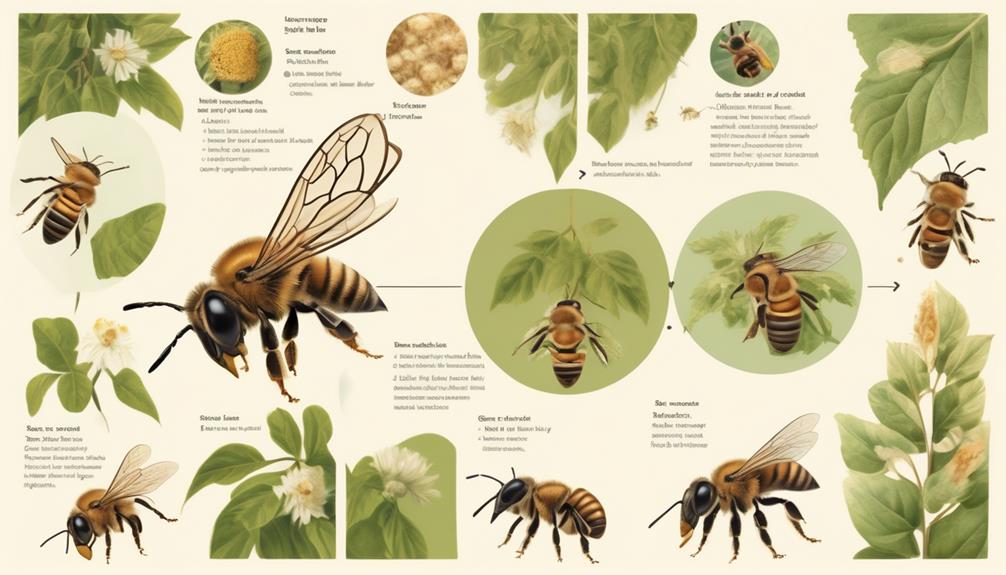 leafcutter bee life cycle