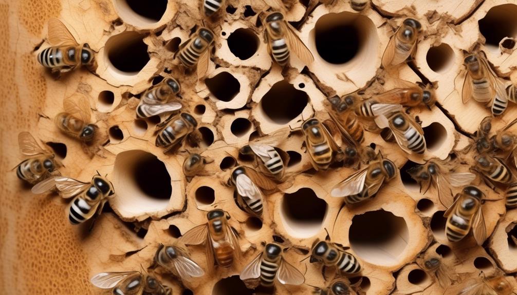 leafcutter bees nesting behavior