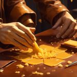 leather care with beeswax