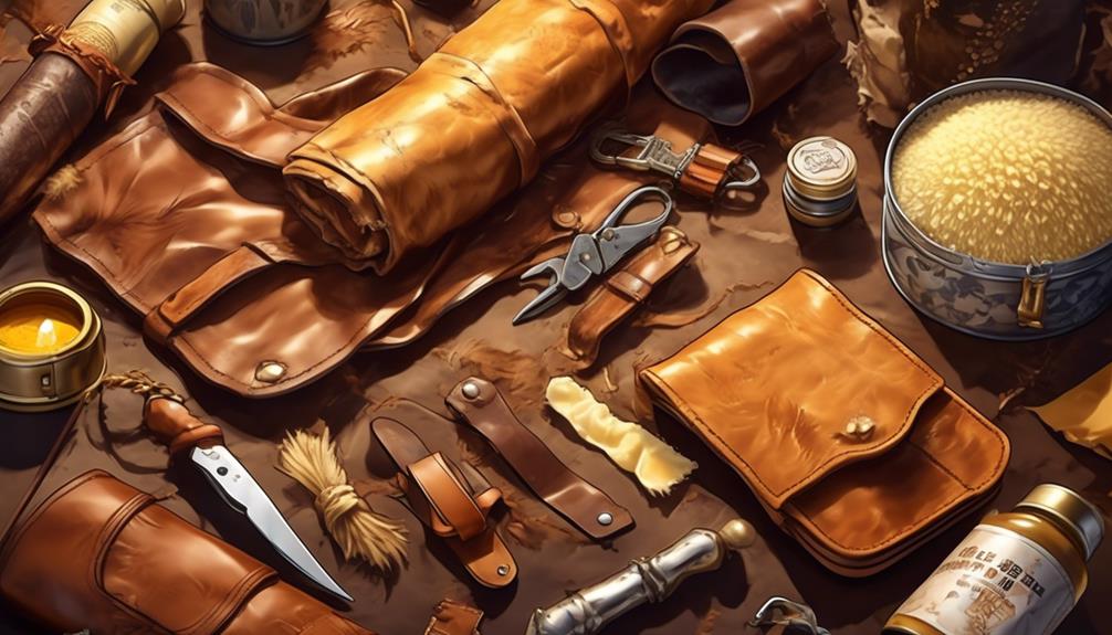 leather options for beeswax