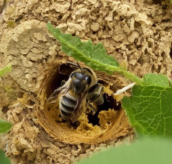 lifecycle of leafcutter bees uk