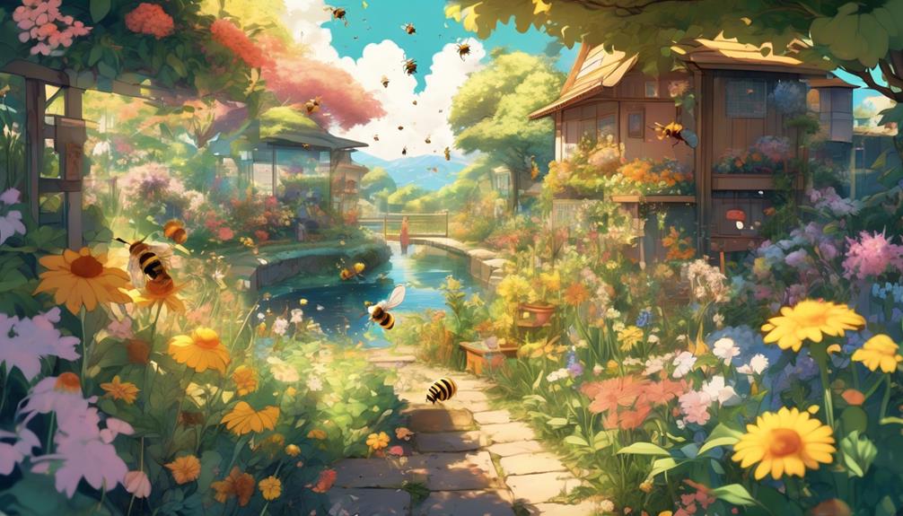 living harmoniously with bees