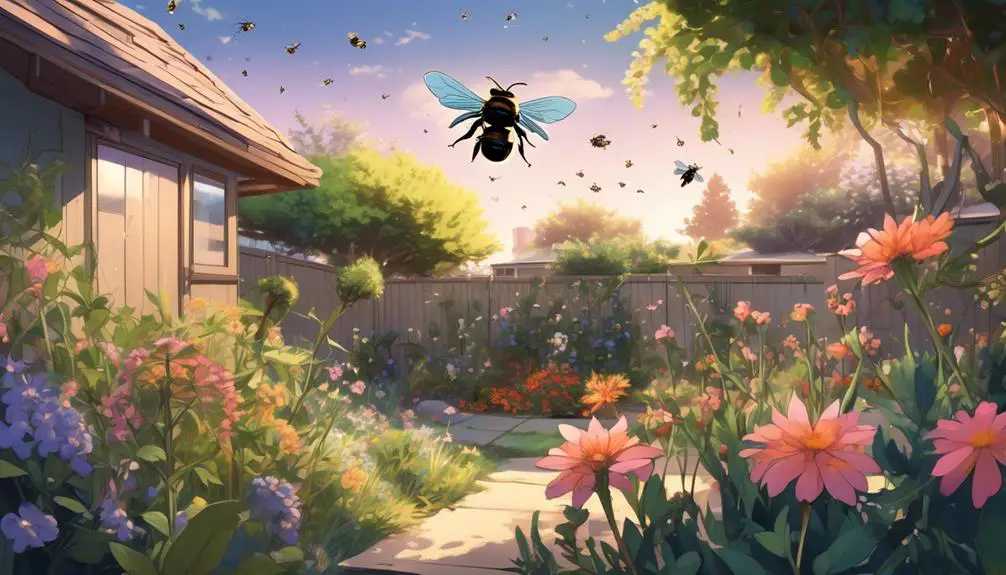 living peacefully with carpenter bees
