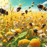 mason bees and food crops