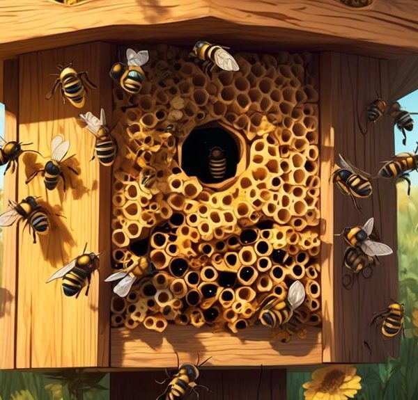 mason bees and territorial