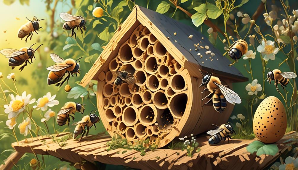 mason bees and their lifecycle