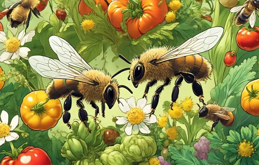 mason bees and vegetable pollination