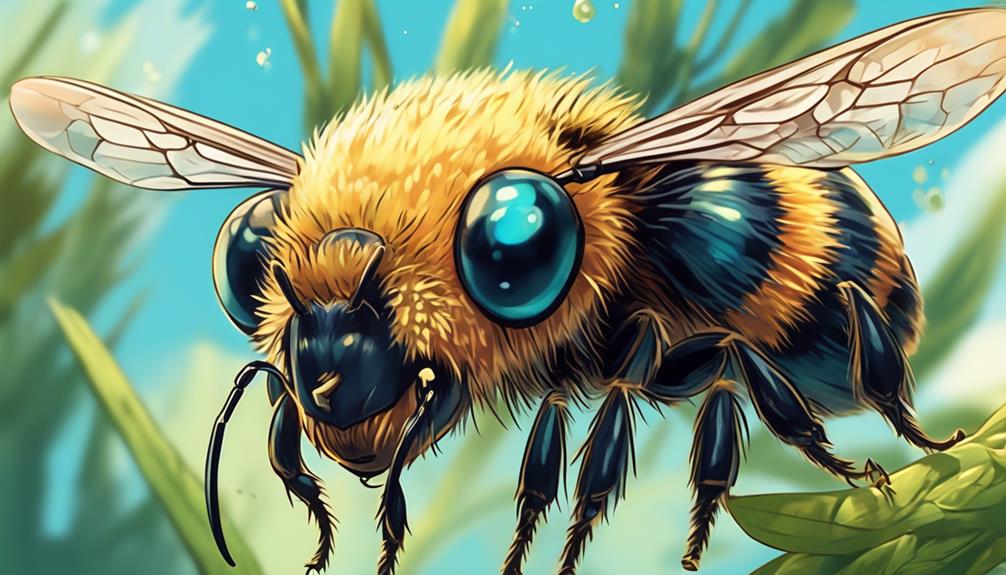 mason bees visual abilities