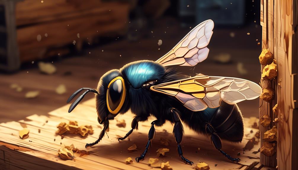 metamorphosis and carpenter bee impact