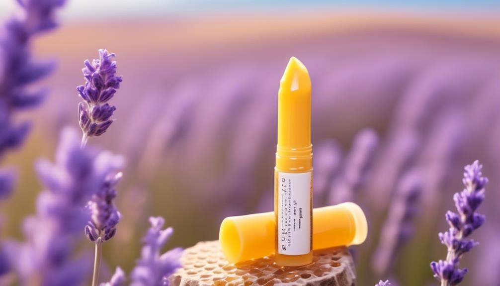 natural lip balm with beeswax