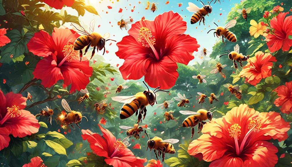 nature s buzzing floral companions