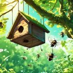 optimal height for bee house