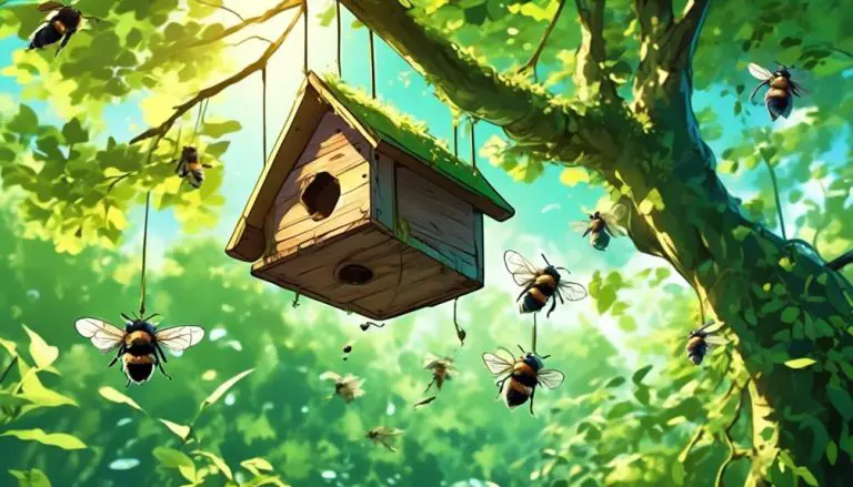 optimal height for bee house