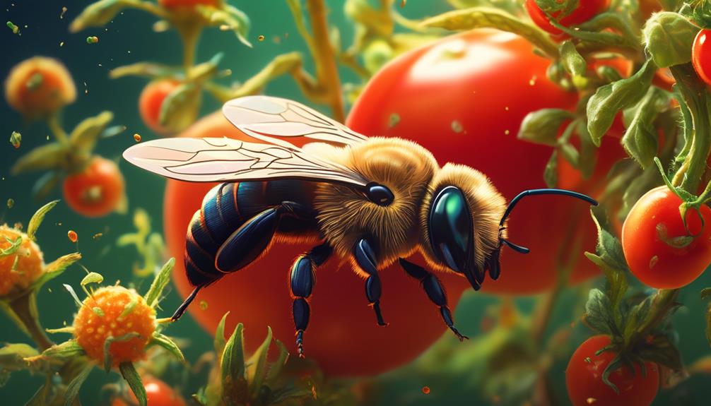 pollinating tomatoes with mason bees