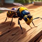 predatory behavior of mason wasps towards carpenter bees