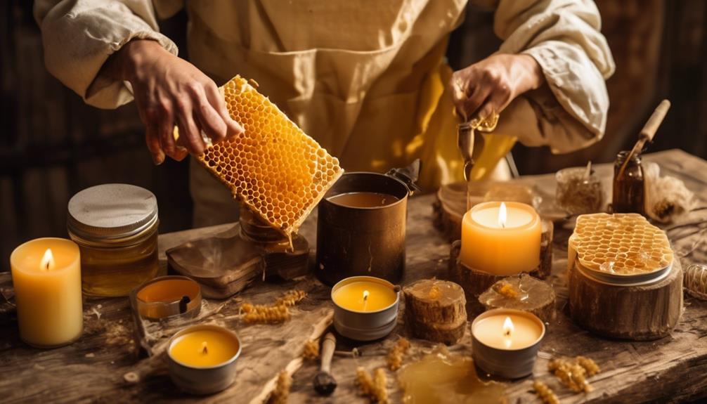 preparing beeswax for use