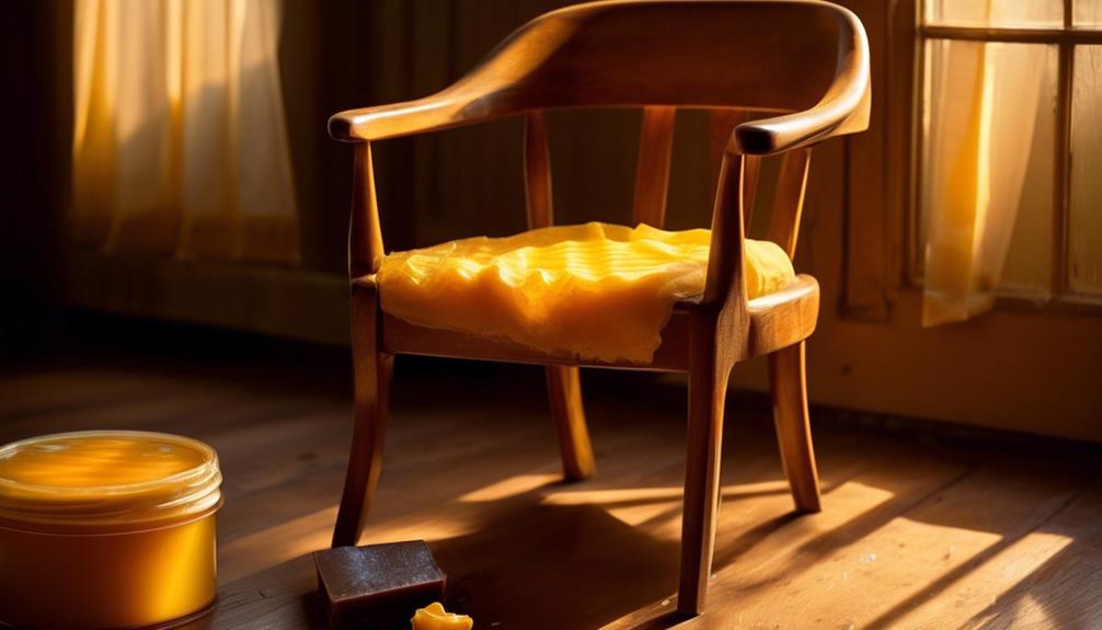 preserving beeswax finished wooden furniture