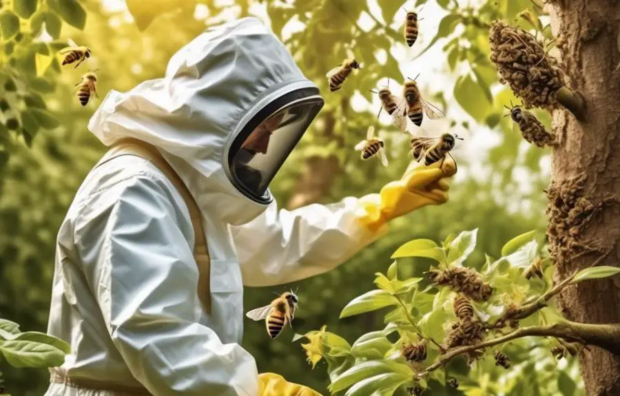 preventing bee nest construction