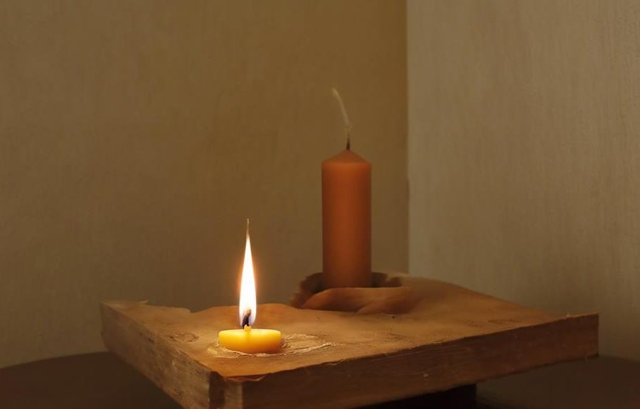 preventing tunneling in beeswax candles