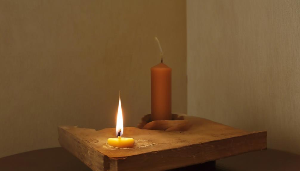 preventing tunneling in beeswax candles