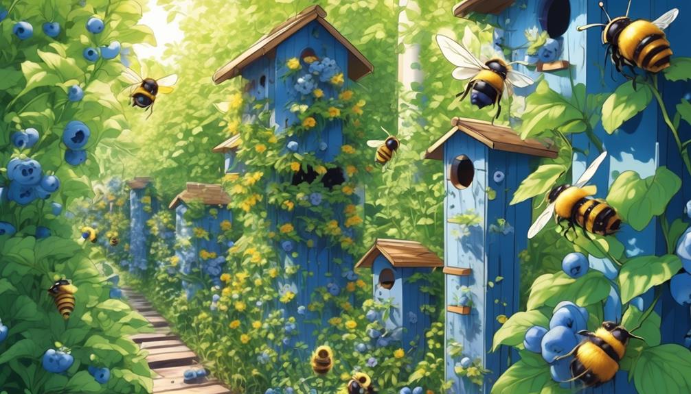 promote pollination with mason bees