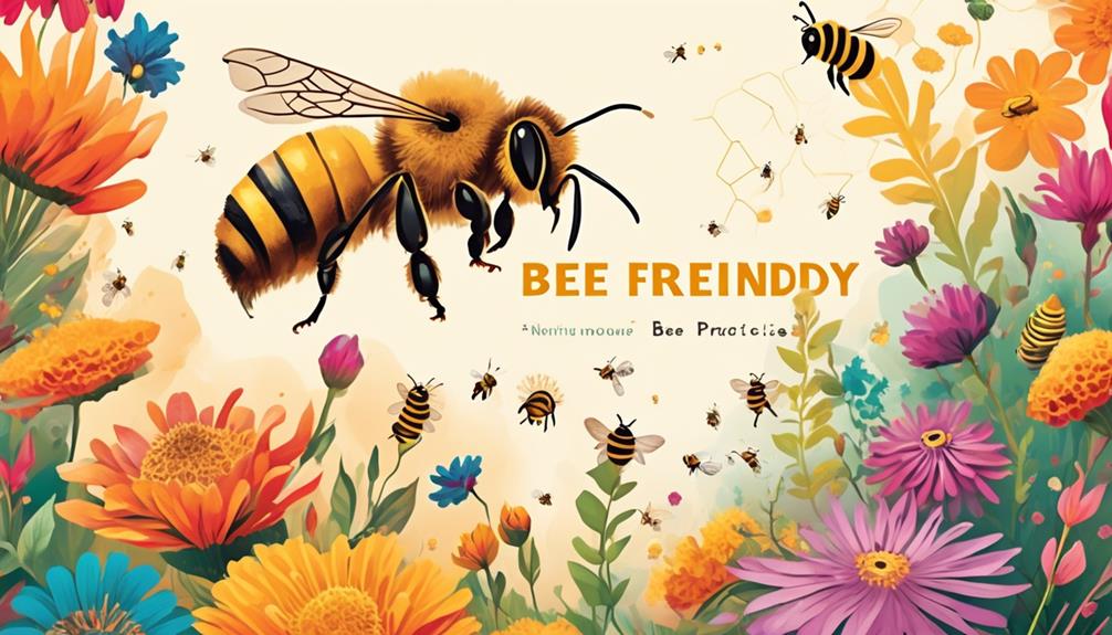 promoting bee friendly gardening practices