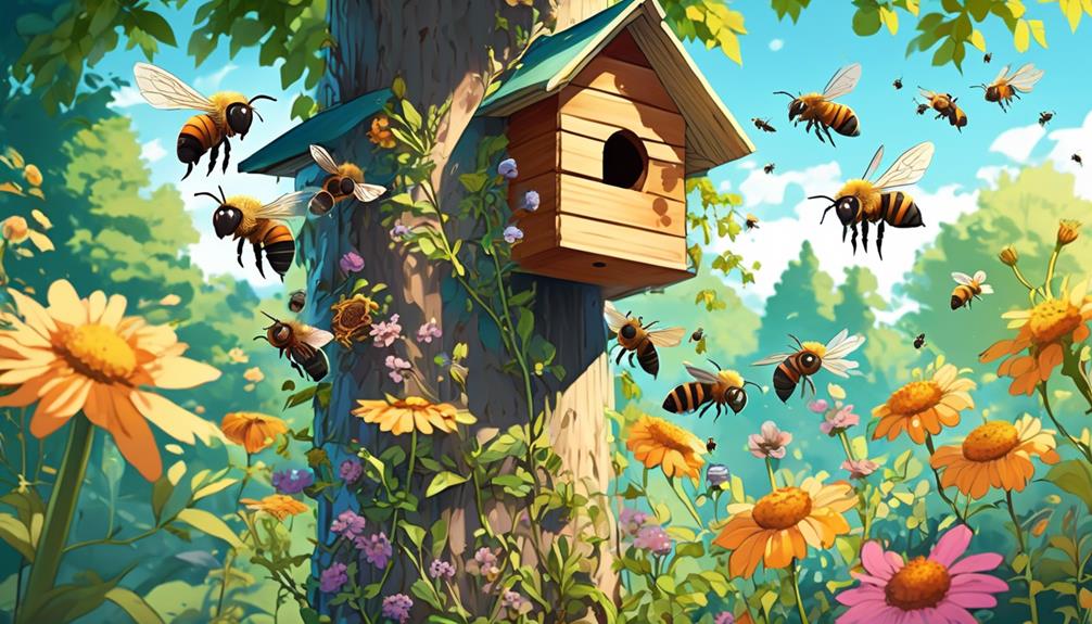 promoting mason bees habitat