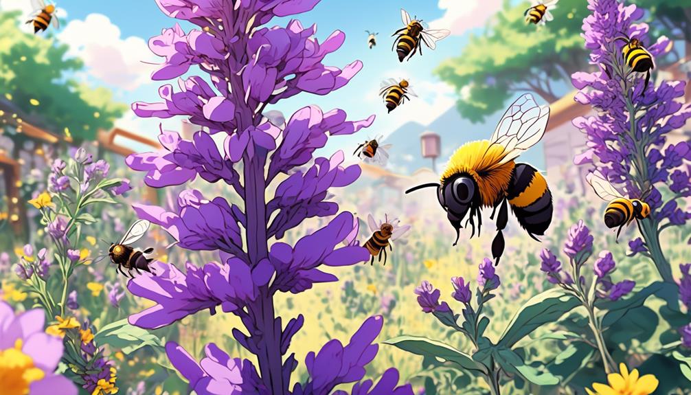 promoting pollinators with sage