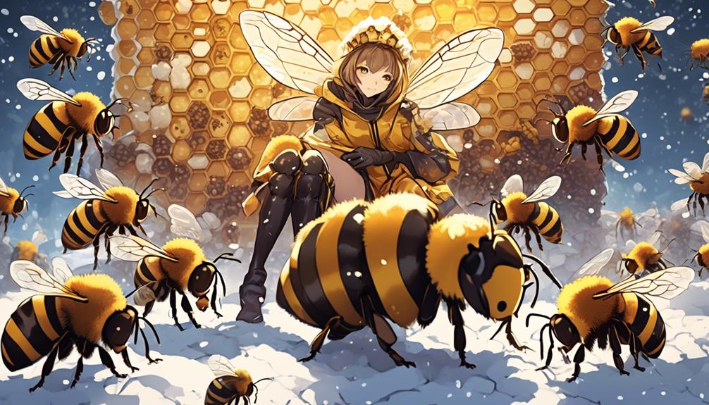 queen bee survival in winter