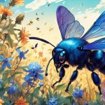 rare giant blue carpenter bee