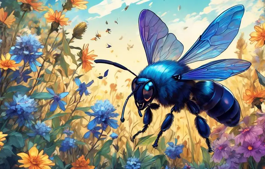 rare giant blue carpenter bee