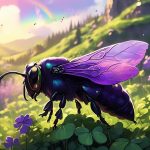 rare violet carpenter bee