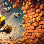 removing bees from brick