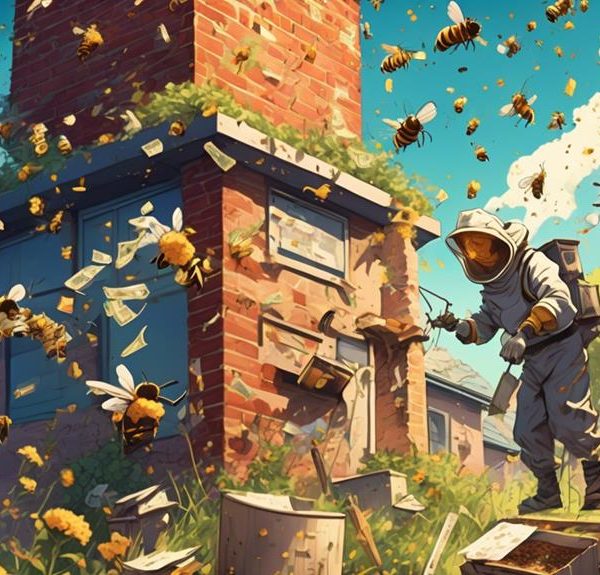 removing bees from chimney