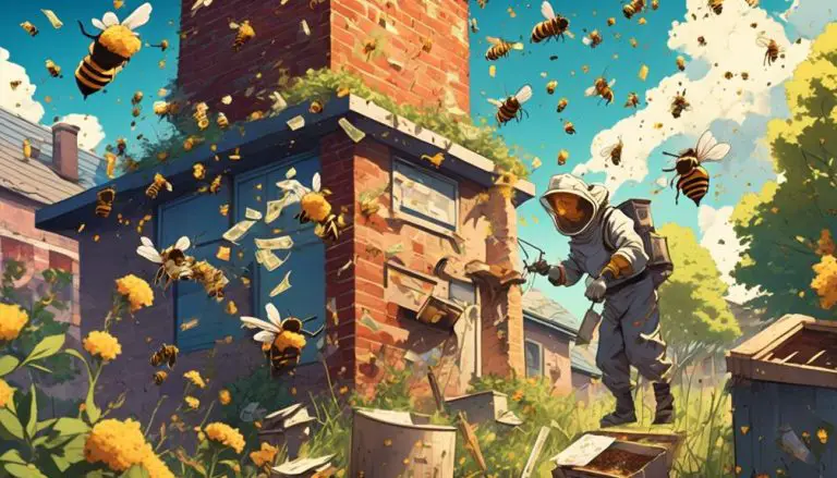 removing bees from chimney