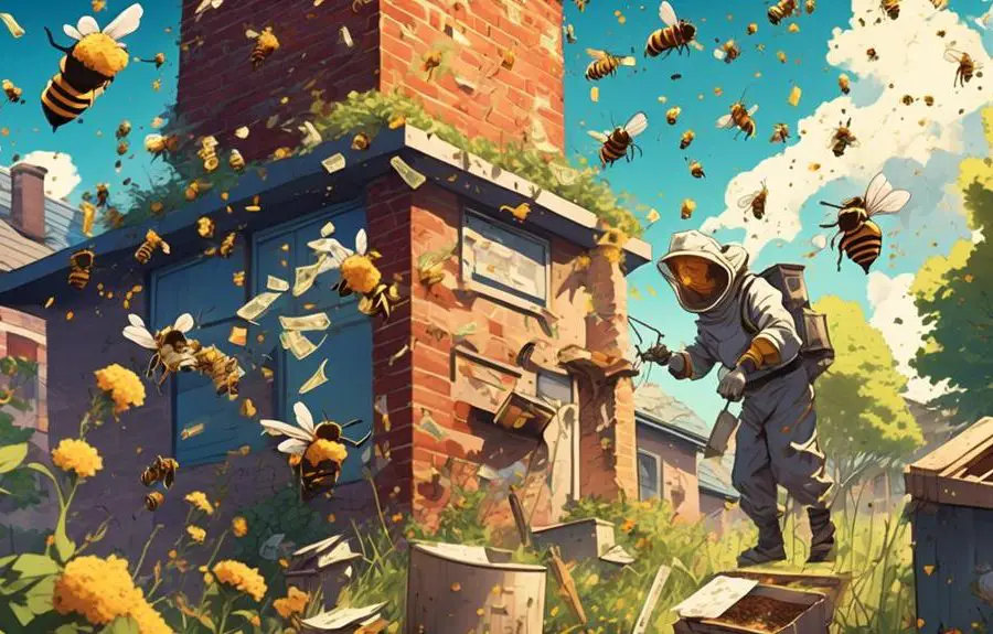 removing bees from chimney