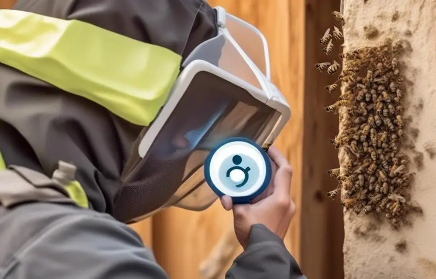 removing bees nest in wall