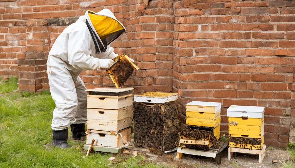removing bees professionally and safely