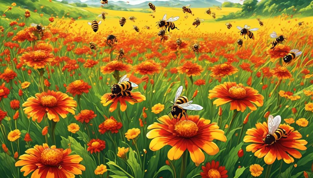 revitalizing bee populations with blanket flowers