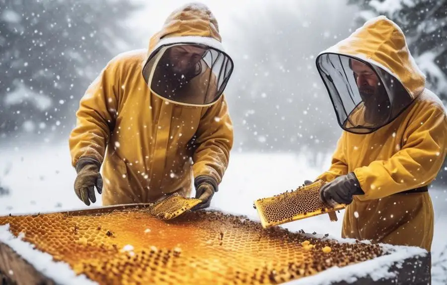 seasonal production of honey