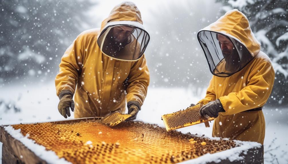 seasonal production of honey
