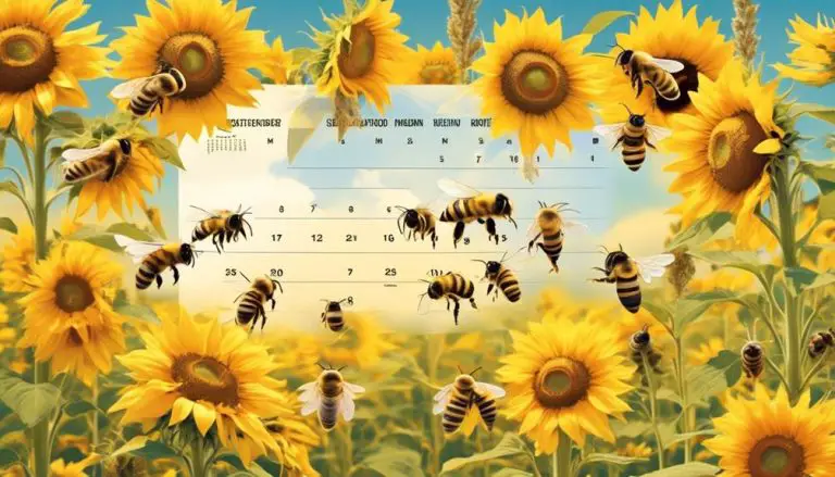 september bee activity