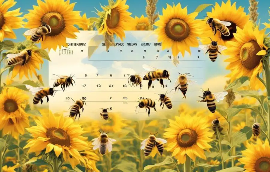 september bee activity