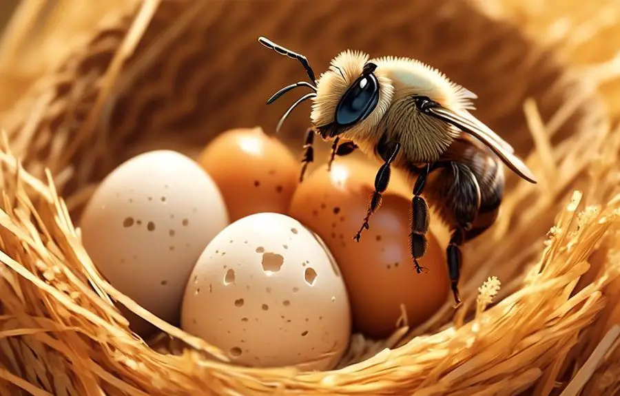 size of mason bee egg