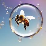 soapy water kills bees